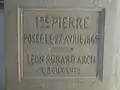 1re&nbsp;pierre posée le 27 avril 1862