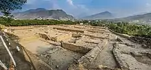 Panorama des ruines de Barikot.