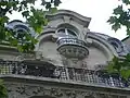 Immeuble au no&nbsp;48 : aperçu du dernier étage.