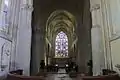 Le chœur des moines devenu église paroissiale.