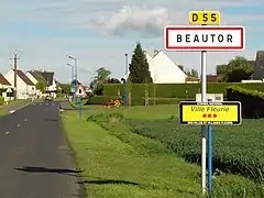 Entrée de Beautor.