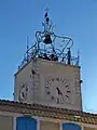 Beffroi, sur l'Hôtel de ville.
