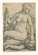 2. Judith et Holopherne, Cat. Bartsch 3.