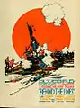 Affiche de Behind the Lines (en), film réalisé par MacRae en 1916. Affiche de Burton Rice