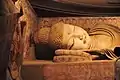 Reproduction d'un détail des grottes de Mogao.