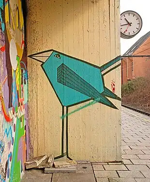 L'oiseau bleu du quai no 3.