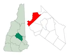 Localisation de New Hampton