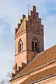 Le clocher de l'église de l'ancien couvent des Dominicains.