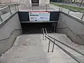 L'accès situé à l'ouest de la Place Antonin Poncet.