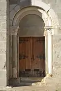 Portail de l'église.