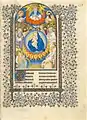 Les Belles Heures du duc de Berry : la messe pour tous les saints, fo&nbsp;218&nbsp;ro.