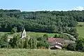 Vue sur le village