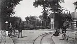 La gare de Bénouville, à la sortie du pont.
