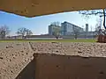 Le parc vu d'une cellule reconstituée.