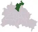 Drapeau de District de Pankow