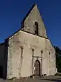 Le clocher-pignon de l'église Saint-Raphaël (sept.&nbsp;2009)