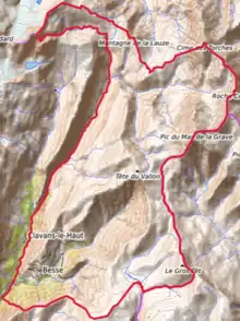 Carte topographique