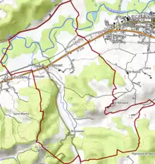 Carte topographique