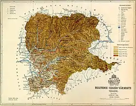 Localisation de Beszterce-Naszód