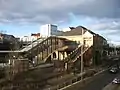 Quai désaffecté sur l'ancien raccordement du Stadtbahn