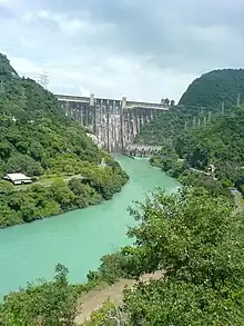 Barrage de Bhakra dans l'Himachal Pradesh, 2008.