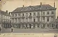 L'ancien hôtel de ville de Tours (XVIIIe&nbsp;siècle, détruit), à l'actuelle place Anatole-France et angle de la rue Nationale.