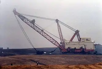Pelle à benne traînante, «&nbsp;Big Muskie&nbsp;» de 13&nbsp;000&nbsp;tonnes