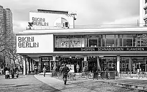 Le centre commercial Bikini-Haus (de) à Berlin. Avril 2023.