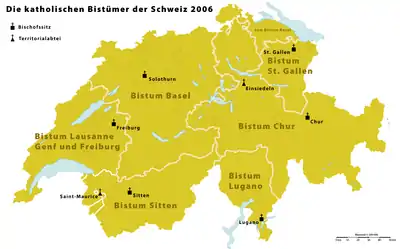 Carte de l'organisation