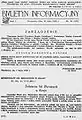 Biuletyn Informacyjny (en) du 15 juillet 1943 informant de la mort du général Władysław Sikorski et de l'ordre pour une journée de deuil national.