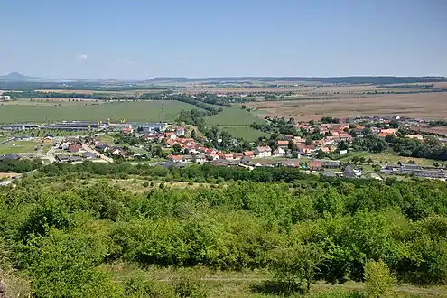 Blšany u Loun : vue générale.