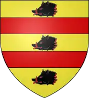 … trois hures de sanglier… (Baillou - Loir-et-Cher).