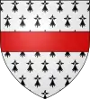 d'hermine à la fasce de gueules