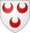 Armoiries famille de Courcelles