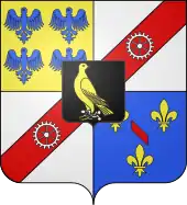Dessin de Raoul Auger : le blason pour la commune de Beauchamp (Val-d'Oise)