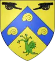 Hydre à quatre têtes de serpents dont l'une est en partie tranchée. Ville de Saint-Pierre-d'Irube (Pyrénées-Atlantiques).