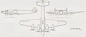 vue en plan de l’avion