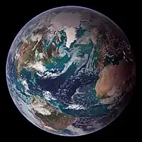 Blue Marble, hémisphère ouest