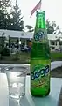 Bouteille de boisson gazeuse de la marque Boga Lime