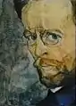 Oleksandr Bohomazov , autoportrait (1911)