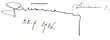 Signature de Bohumil Laušman