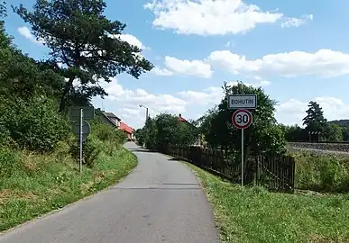 Bohutín : entrée.