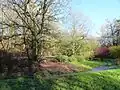 Le jardin du Bois d'Amour et la rivière Minette.