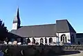 L'église, le cimetière et son muret
