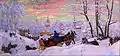 Maslenitsa (Tableau de Koustodiev) (1916)