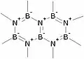 Structure de Lewis du  nitrure de bore de type graphite