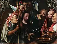 Suiveur de Bosch, Le Christ devant Pilate, vers 1520, Musée d'art de l'université de Princeton.