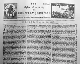 Image illustrative de l’article Boston Gazette