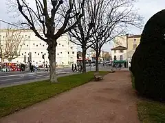 Le boulevard Jean-Jaurès.