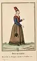 Costume d'une bourgeoise perpignanaise de 1572.